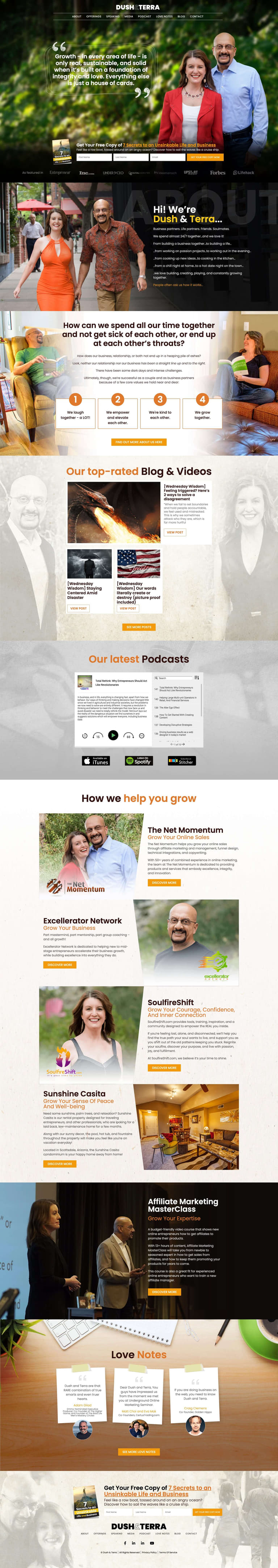 Dush Ramachandran and Terra Ramachandran