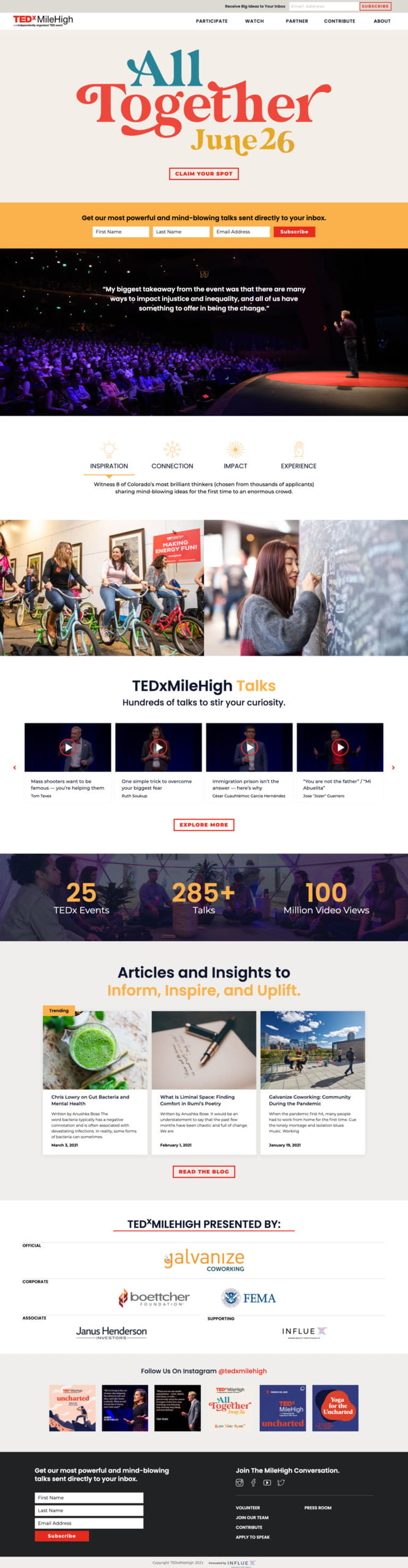TEDxMileHigh: Ideas Worth Spreading