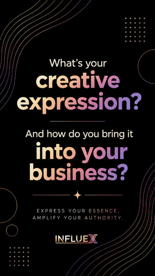 The part of you that loved to doodle, or rap, or cook was never separate from your work.

It might be the most valuable thing you bring to it.

Somewhere along the way, we start believing creativity and ROI live in different rooms. That fun is what you do after the real work is done.

But what if your essence is the work?

That inner child who created just for the joy of it still has something to give. Not as a hobby on the side. As a source your business is built to express.

Bring that creativity in, and something shifts. You stop performing a business and start expressing one. The fulfillment and the return stop competing and start compounding.

Express Your Essence, and your business becomes magnetic.

So here's the question worth sitting with: what is your creative expression, and how can you bring more of it into your business in a way that has you feel fulfilled, maximizes your ROI, and lets you have fun doing it?

The answer might be the most alive your business has ever felt.

#ExpressYourEssence #Influex #CreativeExpression #InnovateImagineInspire